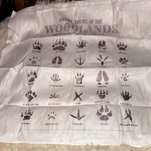 Animal Tracks Pillow Cover